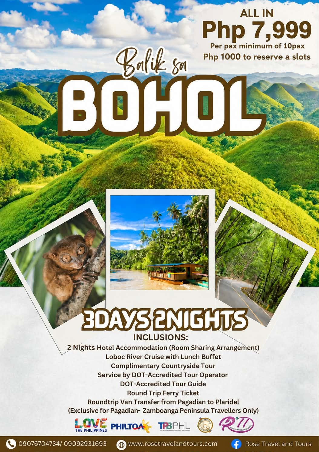 Philippines – Bohol 3D2N
