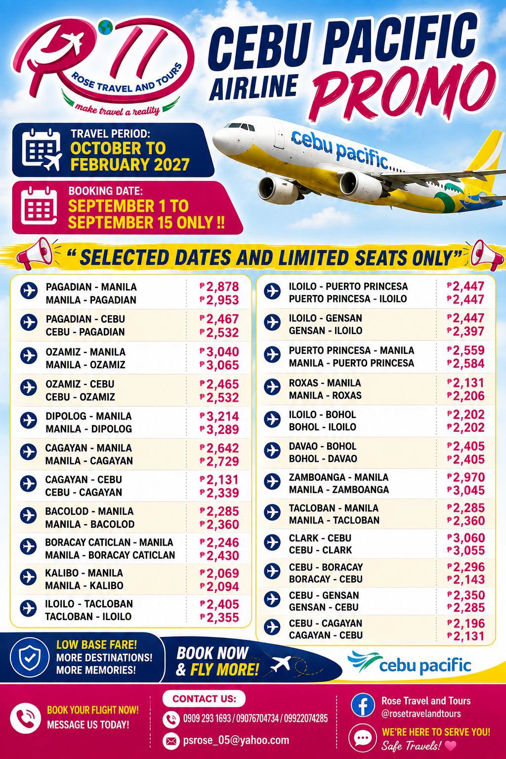 CEBU PACIFIC AIRLINE PROMO IS HERE!