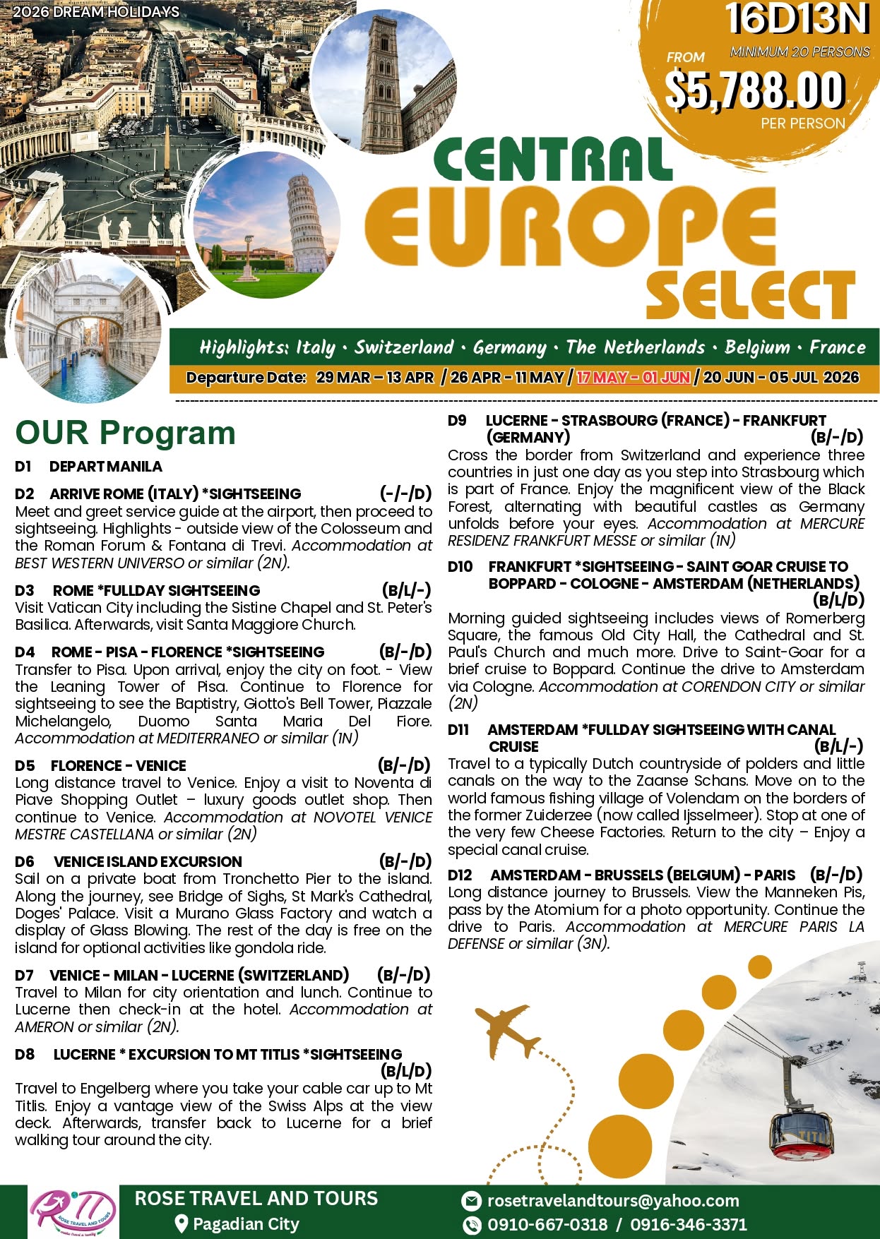 🌍✨ CENTRAL EUROPE SELECT